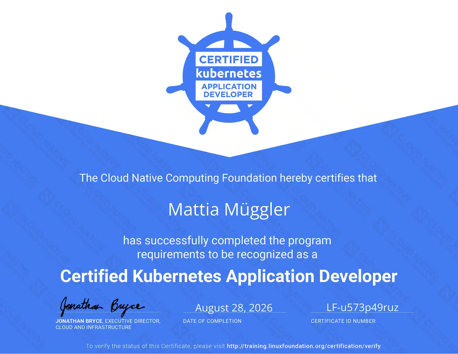 CKAD (Certified Kubernetes Application Developer)